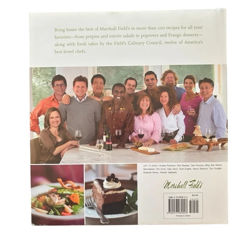 Marshall Fields Cookbook Hardcover Recipe Favorites Culinary Council Sealed 2006